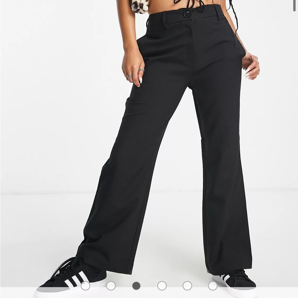 NWOT Topshop Petite Wide Leg Trousers